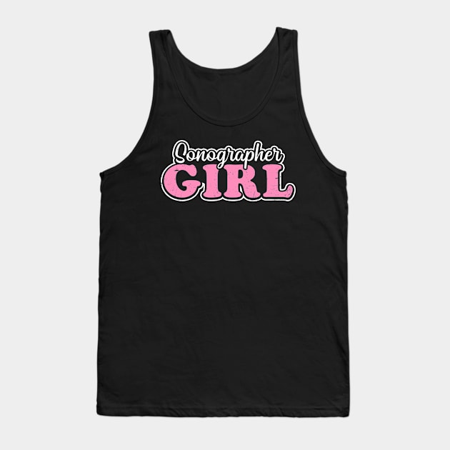 Cardiac Sonographer Shirt | Sonographer Girl Gift Tank Top by Gawkclothing